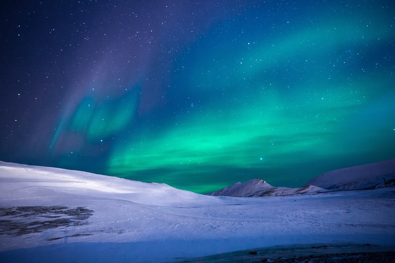 Aurora Borealis Throw Pillow